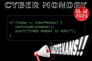 🖤 Het is Cyber Monday! De laatste dag om van onze Black Week XXL deals te genieten!