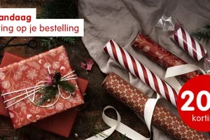 Een kerstcadeau voor jou: 20% korting op alles* 🎄
