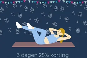 Speciaal voor volhouders 25% korting!💪