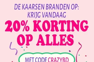 ⏰ Deze speciale aanbieding loopt vandaag af, ! 20% korting op alles eindigt om middernacht.