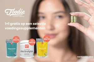 🎉 1+1 GRATIS op een selectie Foodie-supplementen