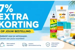 ☀️ 7% EXTRA korting op de volledige website
