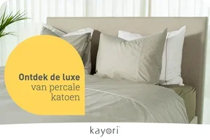 Ervaar de frisheid van percale katoen 😍