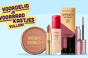 Kies & mix: 1+1 gratis op heel veel make-up