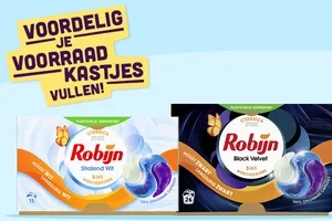 Nu 2+4 gratis op Robijn Wascapsules💫