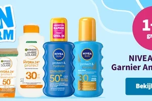 Nu 1+2 op NIVEA Sun en Garnier Ambre Solaire 🌞