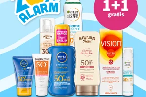 Zon alarm: 1+1 gratis op heel veel zonnebrand 🌞
