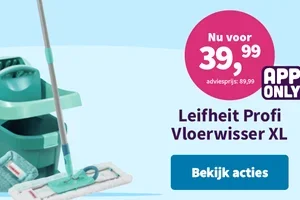Dagdeal: Leifheit Profi Vloerwisser voor maar 39,99