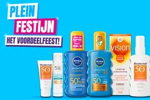 Bestel je zonnebrand voordelig bij Plein 🌞