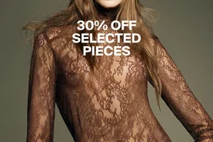 30% off selected pieces