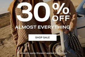 FYI 👀 30% off almost everything