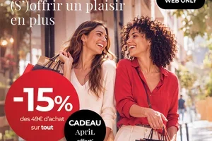 Eshop Only : -15% dès 49€ d’achat + un cadeau beauté
