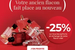 -25% sur tous les parfums en échange de votre flacon vide ♻️