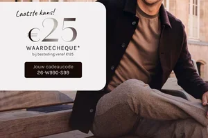 Nog één dag ⏰ €25,- euro shoptegoed