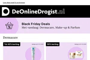 Tot 60% korting: Dermacare & Make-up 💄