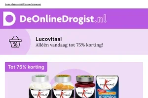 Tot 75% korting op Lucovitaal