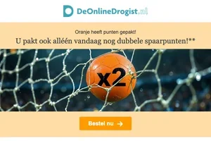 Scoor vandaag dubbele punten én korting op bijv. Vision, Weleda en Orthica!