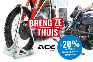 GRATIS Shoei Personal Fitting in RAD Drongen! 🚐 20% KORTING op wielklemmen en oprijplaten van AceBikes.