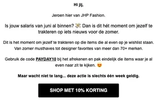 Juni payday is binnen 💸