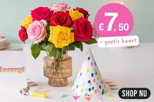 Verjaardagspakket voor € 7,50 🥳