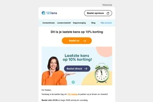 Laatste dag: 10% korting eindigt vandaag⏰