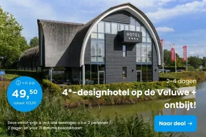 OP=OP Veluwe FLASHDEAL! ⚡ LUXE 4*-hotel Nijkerk Veluwe incl. ontbijt, Rituals & gratis parkeren 49,50 p.p.!