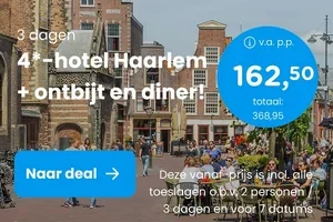 10-daagse rondreis Klassiek Italië + ontbijt 399 | 3 dgn Haarlem + ontbijt en diner v.a. 162,50 p.p.!