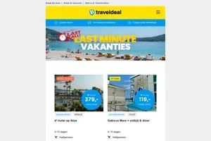 Zomerse Last Minutes! 📣 4*-Adults-ONLY deal Ibiza €379 | All-inclusive aan de Rijn v.a. €159 & meer!