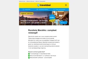 🚨 OP=OP: 8 dagen Marokko vanaf €399 – inclusief Sahara-avontuur & meer! 😍