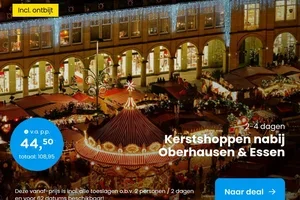 🎄 Kerstshoppen bij Oberhausen & Essen v.a. 44,50 | Excursietrip Caïro + bezoek piramides v.a. 679 p.p.!