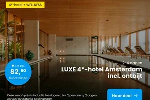 LUXE & UNIEK 4*-hotel in Amsterdam + ontbijt v.a. 82,50 | Kerstshoppen in Keulen + ontbijt v.a. 59,50 p.p.!