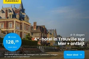 Laatste kans! ⚠️ 4*-hotel Trouville sur Mer + ontbijt v.a. 128,25 | TUI Premium all-inclusive Noorse Fjorden Cruise v.a. 1099 p.p.!