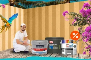 Scoor nu 10% extra kassakorting op de hele top 10 muurverf voor buiten