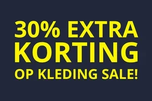 🚨 30% EXTRA korting bovenop de kleding SALE
