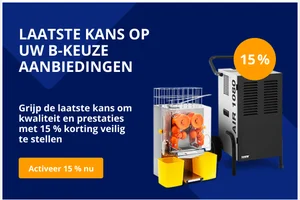 Laatste oproep – 15% korting alleen tot en met zondag