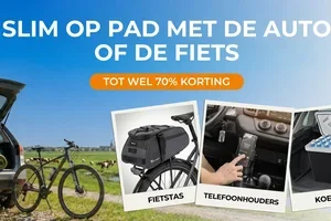 Ga eropuit! Slimme deals voor auto & fiets 🚲