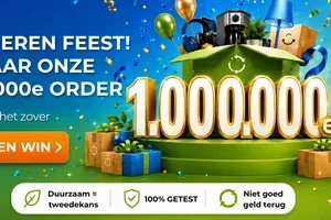 Feest! De 1 miljoenste order komt eraan