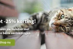 Verwen uw huisdier met kortingen tot -25%!