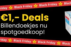 ALLEEN VANDAAG: Billendoekjes voor €1 per verpakking!