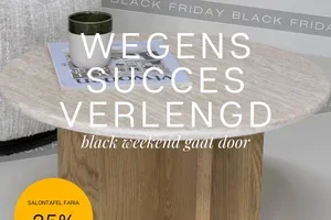 Wegens succes verlengd: Black Weekend gaat door