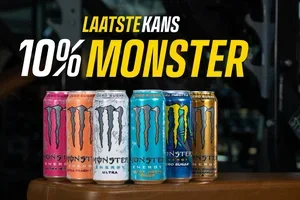 Laatste kans: 10% op Monster & meer deals op drinks