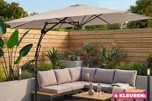 ☀️ Zweefparasol XXL -73% ⚡️ Laatste Voorraad / Solar Wandlamp 1+1 Gratis / Vliegenverjager / Tuinkruk / Noodradio