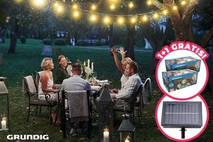 💨 SNEL! 1+1 Gratis Op XL Solar Lichtslinger / Waterdichte Molton 1+1 Gratis / Oplaadbare Luchtcompressor / Oplaadbare Waxinelichtjes / Tuingereedschaphouders