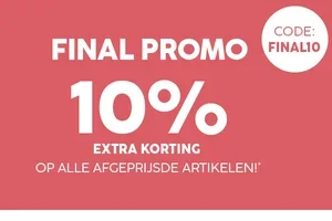 FINAL PROMO: 10% extra korting