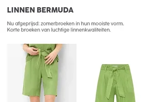 Kort en voordelig: Bermuda's nu in de sale!