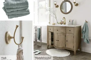 Ontspanning gegarandeerd: charmant oudblauw voor in de badkamer 🛁