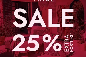 ⏰ Alleen vandaag nog: 25% extra korting tijdens de FINAL SALE