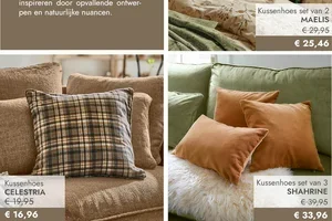 Get cozy: 15% korting op alle textielartikelen 🧵