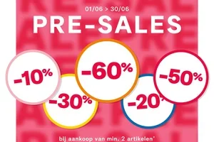 Pre-Sales: profiteer nu van kortingen tot -60%
