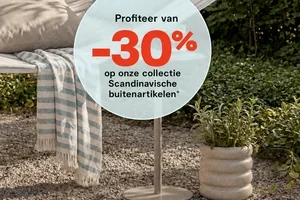 -30 % op onze Scandinavische homecollectie